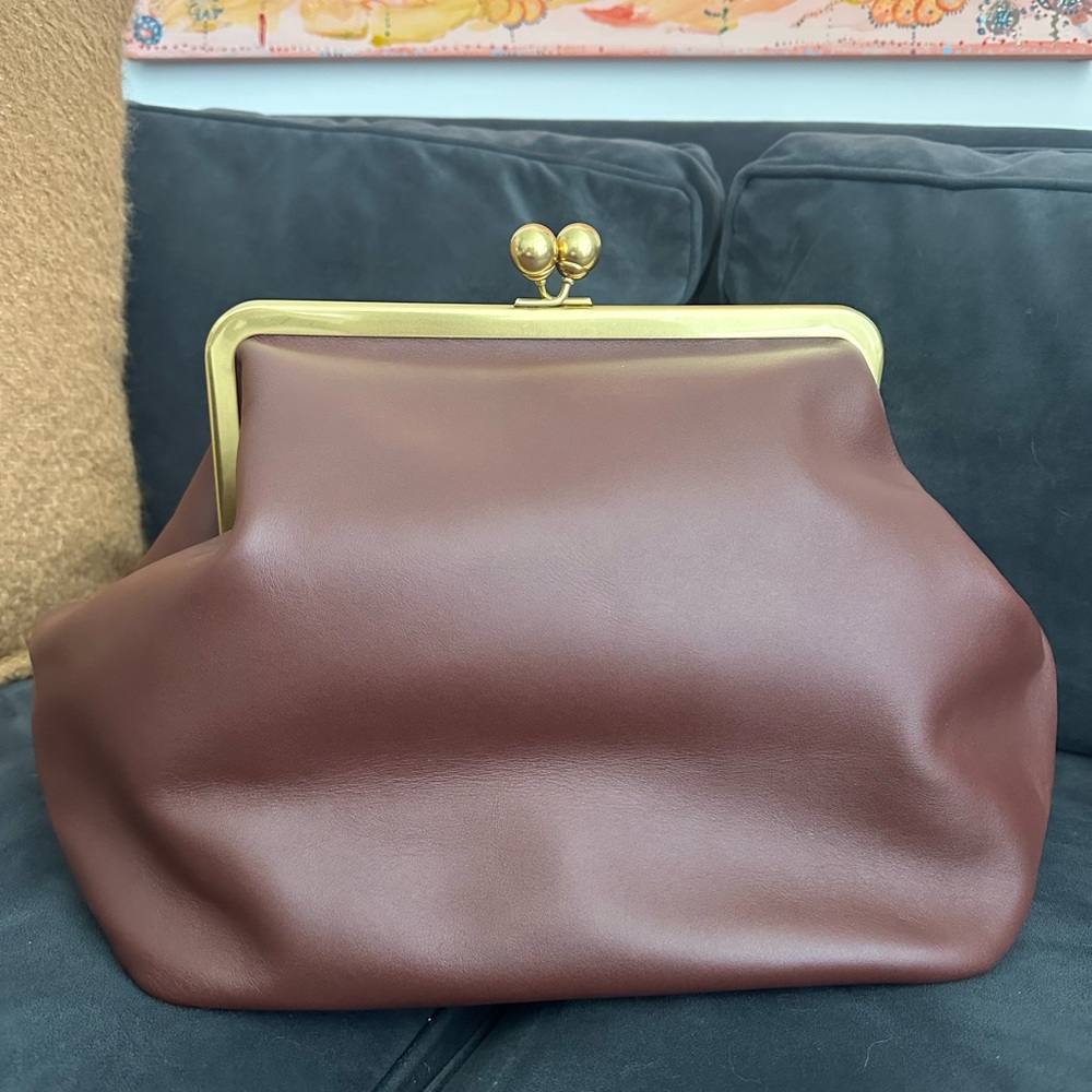 Coach Kisslock Frame Bag brown